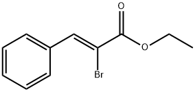 2-Propenoic acid, 2-bromo-3-phenyl-, ethyl ester, (2Z)- 구조식 이미지