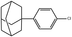 Tricyclo[3.3.1.13,7]decane, 1-(4-chlorophenyl)- Structure