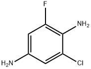 2-chloro-6-fluorobenzene-1,4-diamine Structure