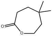 2-Oxepanone, 5,5-dimethyl- Structure