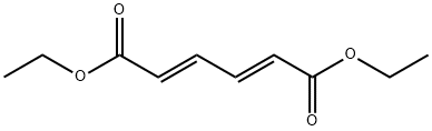 2,4-Hexadienedioic acid, 1,6-diethyl ester, (2E,4E)- Structure