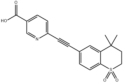 Tazarotenic Acid Sulfone Structure