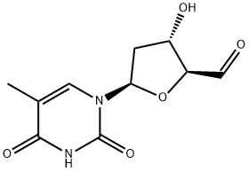 티미딘-5'-알데히드 구조식 이미지