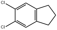 1H-Indene, 5,6-dichloro-2,3-dihydro- Structure
