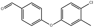 JR-8200, 4-(4-Chloro-3-methylphenoxy)benzaldehyde, 97% 구조식 이미지