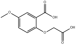 Benzoic acid, 2-(carboxymethoxy)-5-methoxy- 구조식 이미지