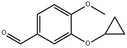 3-cyclopropoxy-4-methoxybenzaldehyde 구조식 이미지