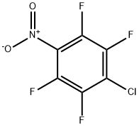 Benzene, 1-chloro-2,3,5,6-tetrafluoro-4-nitro- Structure