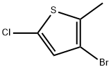 Thiophene, 3-bromo-5-chloro-2-methyl- 구조식 이미지