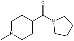 Methanone, (1-methyl-4-piperidinyl)-1-pyrrolidinyl- Structure