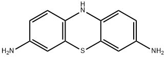 10H-Phenothiazine-3,7-diamine 구조식 이미지