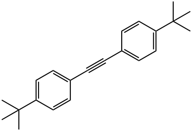 Benzene, 1,1'-(1,2-ethynediyl)bis[4-(1,1-dimethylethyl)- Structure