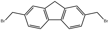 9H-Fluorene, 2,7-bis(bromomethyl)- Structure