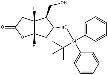 (3aR,4S,5R,6aS)-5-((tert-butyldiphenylsilyl)oxy)-4-(hydroxymethyl)hexahydro-2H-cyclopenta[b]furan-2-one(WXC03238) 구조식 이미지