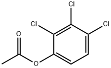 Phenol, 2,3,4-trichloro-, 1-acetate Structure