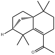 1-[[(2S)-1,3,4,5,6,7-Hexahydro-1,1,5,5-tetramethyl-2H-2α,4aα-methanonaphthalen]-8-yl]ethanone 구조식 이미지