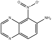 6-Quinoxalinamine, 5-nitro- Structure