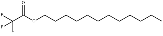 Acetic acid, 2,2,2-trifluoro-, dodecyl ester 구조식 이미지
