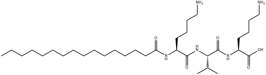 Palmitoyl Tripeptide-5 구조식 이미지