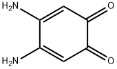 3,5-Cyclohexadiene-1,2-dione, 4,5-diamino- Structure