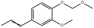 Benzene, 2-methoxy-1-(methoxymethoxy)-4-(1-propen-1-yl)- 구조식 이미지