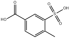 Benzoic acid, 4-methyl-3-sulfo- 구조식 이미지