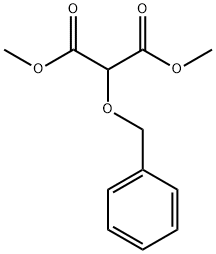 Propanedioic acid, 2-(phenylmethoxy)-, 1,3-dimethyl ester 구조식 이미지
