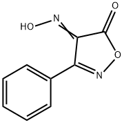 4,5-Isoxazoledione, 3-phenyl-, 4-oxime 구조식 이미지