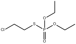 Phosphorothioic acid, S-(2-chloroethyl) O,O-diethyl ester Structure