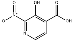 4-Pyridinecarboxylic acid, 3-hydroxy-2-nitro- Structure