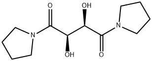 1,4-Butanedione, 2,3-dihydroxy-1,4-di-1-pyrrolidinyl-, (2R,3R)- 구조식 이미지