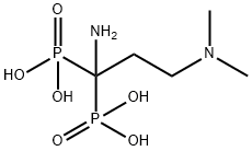 Phosphonic acid, P,P'-[1-amino-3-(dimethylamino)propylidene]bis- 구조식 이미지