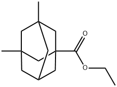 Tricyclo[3.3.1.13,7]decane-1-carboxylic acid, 3,5-dimethyl-, ethyl ester Structure