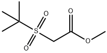 methyl 2-(2-methylpropane-2-sulfonyl)acetate Structure