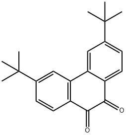 9,10-Phenanthrenedione, 3,6-bis(1,1-dimethylethyl)- Structure