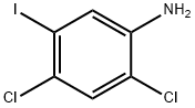 Benzenamine, 2,4-dichloro-5-iodo- 구조식 이미지