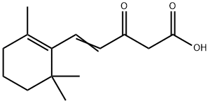 4-Pentenoic acid, 3-oxo-5-(2,6,6-trimethyl-1-cyclohexen-1-yl)- Structure