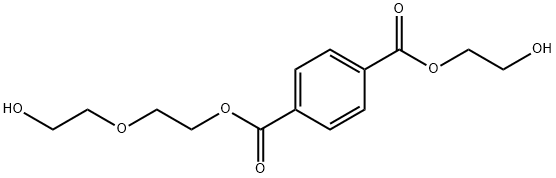 1,4-Benzenedicarboxylic acid, 1-(2-hydroxyethyl) 4-[2-(2-hydroxyethoxy)ethyl] ester Structure