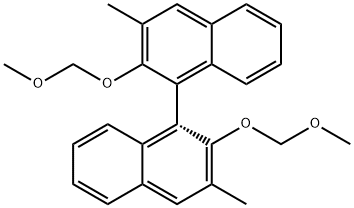 1,1'-Binaphthalene, 2,2'-bis(methoxymethoxy)-3,3'-dimethyl-, (1R)- 구조식 이미지
