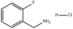 Benzenemethanamine, 2-fluoro-, hydrochloride (1:1) 구조식 이미지