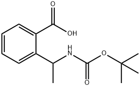 2-[1-[[(1,1-dimethylethoxy)carbonyl]amino]ethyl] 구조식 이미지