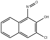 2-Naphthalenol, 3-chloro-1-nitroso- Structure