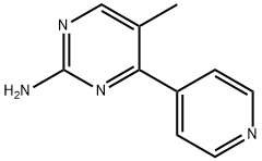 2-Pyrimidinamine, 5-methyl-4-(4-pyridinyl)- Structure