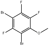 Benzene, 1,3-dibromo-2,4,5-trifluoro-6-methoxy- 구조식 이미지