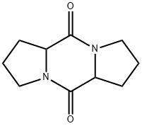 (5aS)-2,3,5aβ,6,7,8-Hexahydro-1H,5H-dipyrrolo[1,2-a:1',2'-d]pyrazine-5,10(10aβH)-dione 구조식 이미지