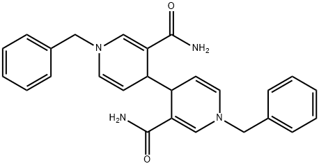 [4,4'-Bipyridine]-3,3'-dicarboxamide, 1,1',4,4'-tetrahydro-1,1'-bis(phenylmethyl)- 구조식 이미지