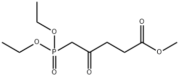 Pentanoic acid, 5-(diethoxyphosphinyl)-4-oxo-, methyl ester Structure