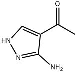 Ethanone, 1-(3-amino-1H-pyrazol-4-yl)- Structure