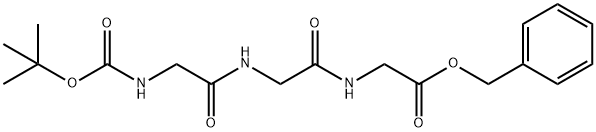 Boc-(Gly)3-OBn Structure