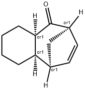6,9-Methano-9H-benzocyclohepten-9-one,1,2,3,4,4a,5,8,9a-octahydro-,(4aR,5S,8R,9aR)-rel-(9CI) 구조식 이미지